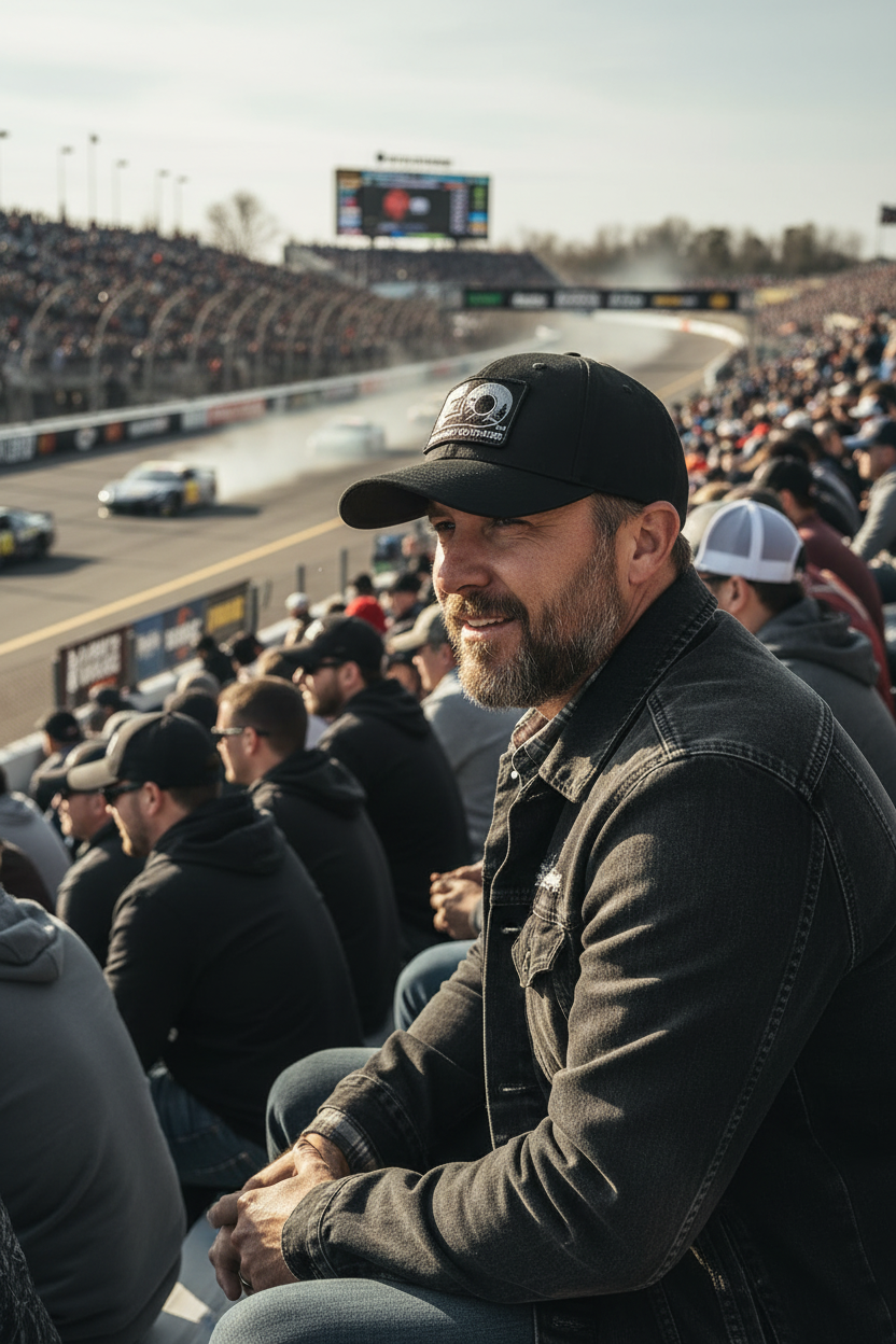 TT-BLACK LOGO PATCH HAT