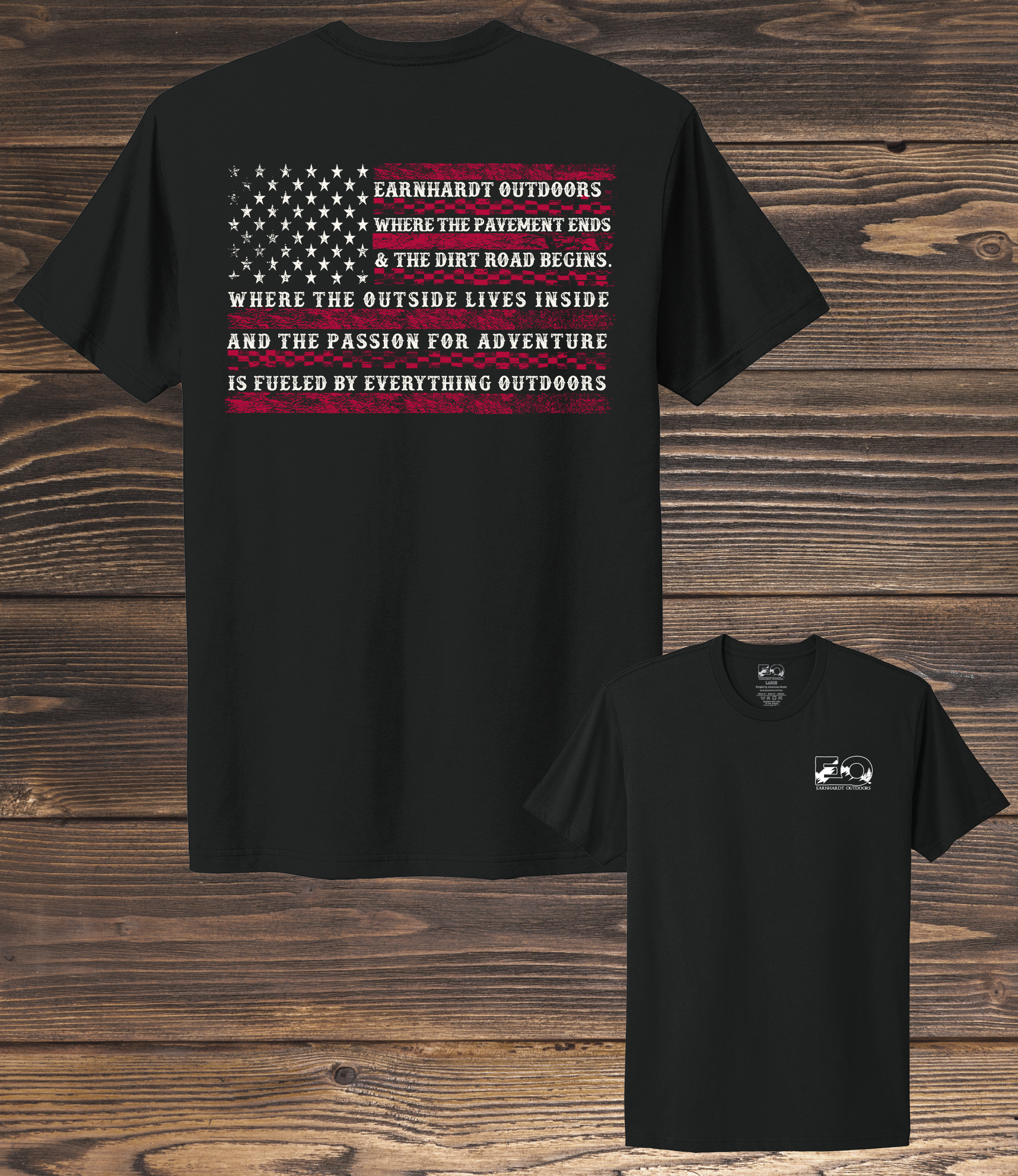 EO-FLAG STATEMENT ADULT TEE