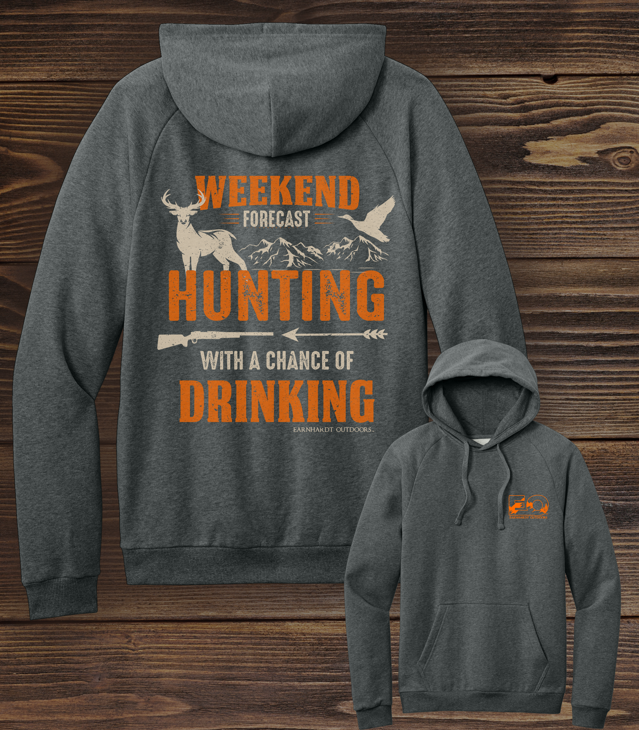 EO-FORECAST HUNTING- ADULT FLEECE HOODIE