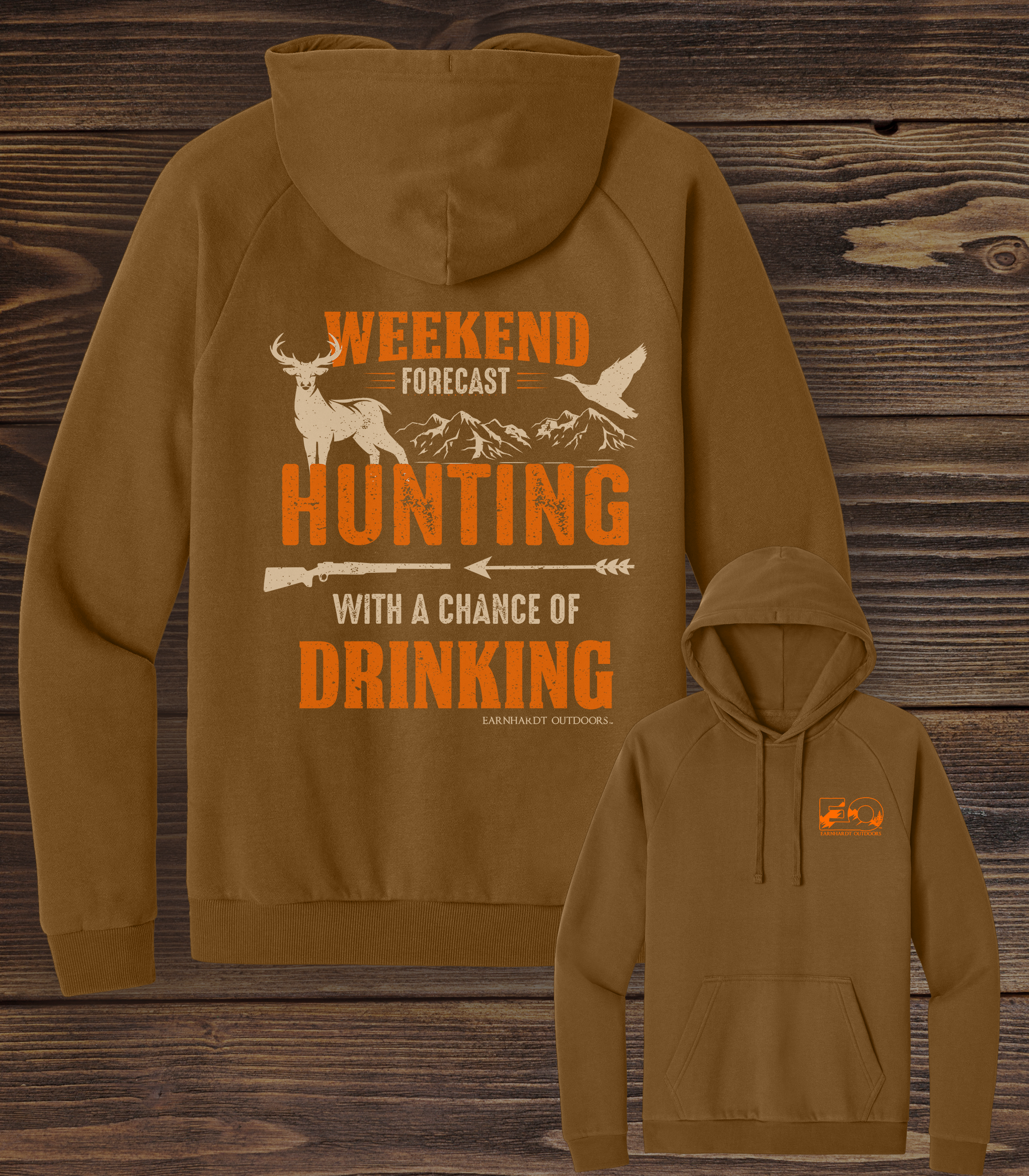 EO-FORECAST HUNTING- ADULT FLEECE HOODIE