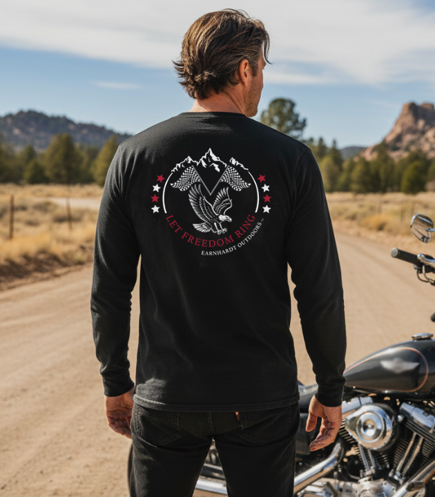 EO-FREEDOM RING- L/S POCKET TEE