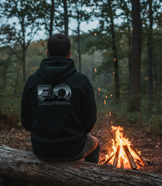 EO-TONAL GRADIENT LOGO- FLEECE HOOD