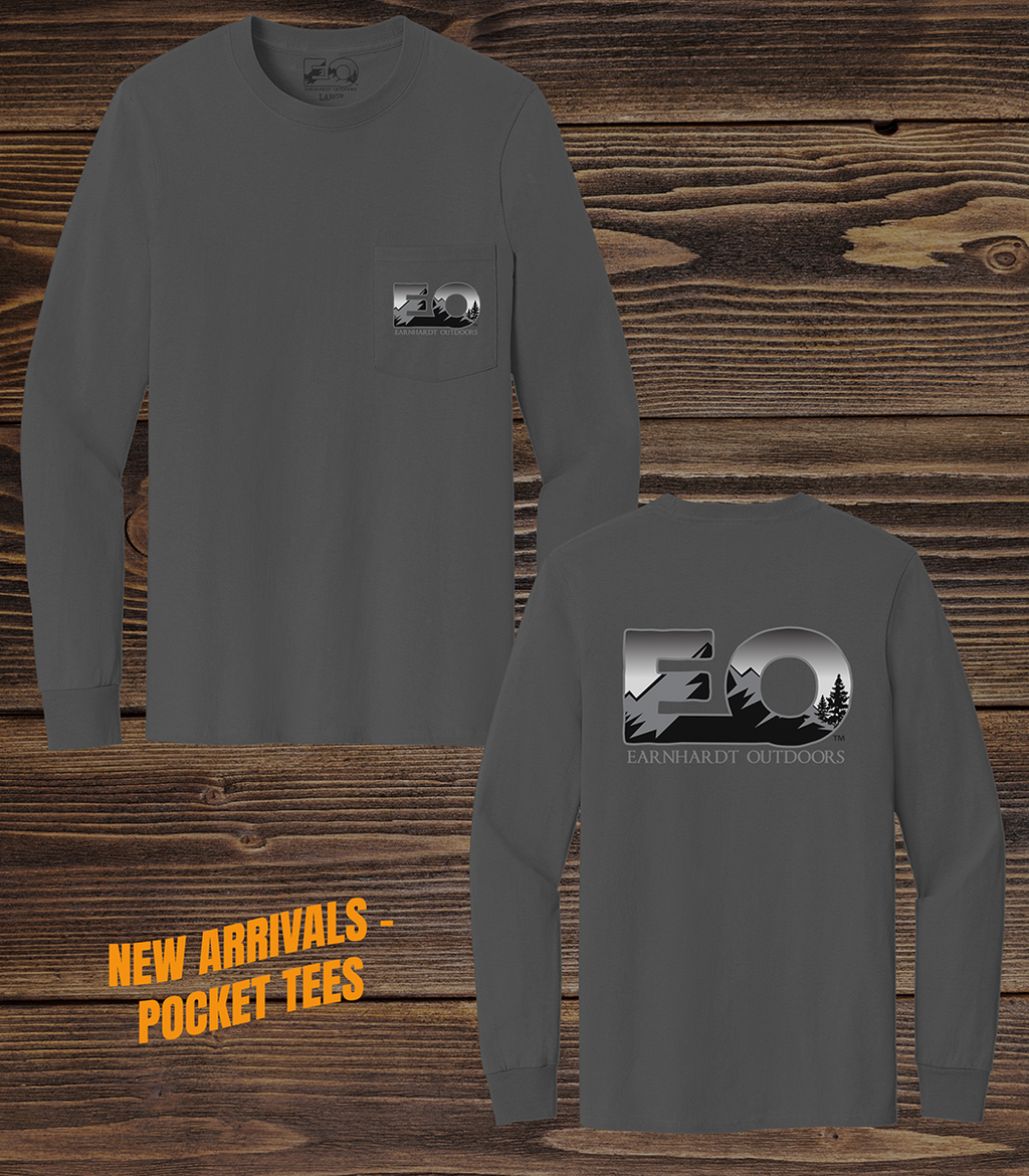 EO-GRADIENT LOGO- L/S POCKET TEE