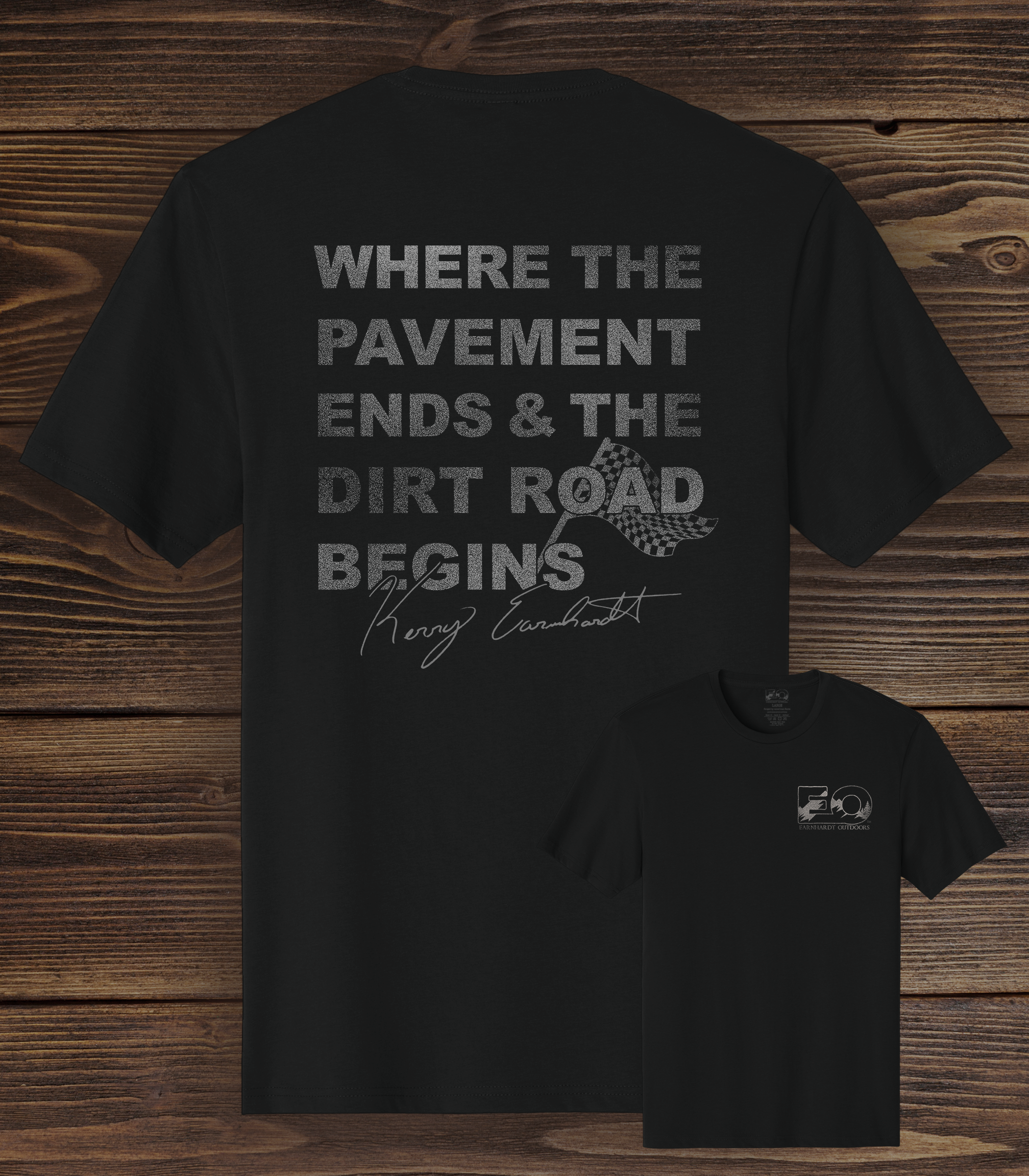 EO-PAVEMENT MEETS DIRT- ADULT TEE