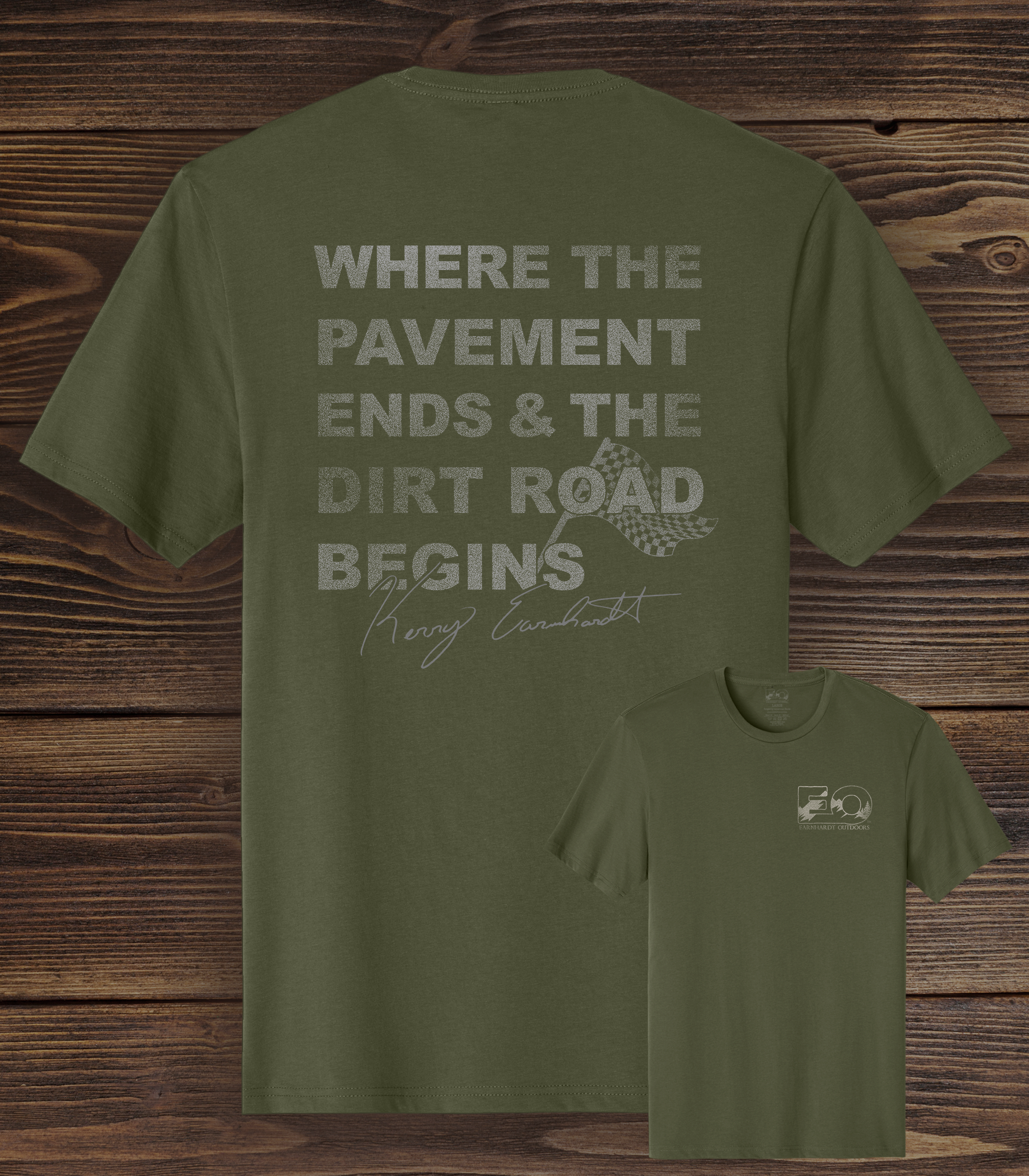 EO-PAVEMENT MEETS DIRT- ADULT TEE