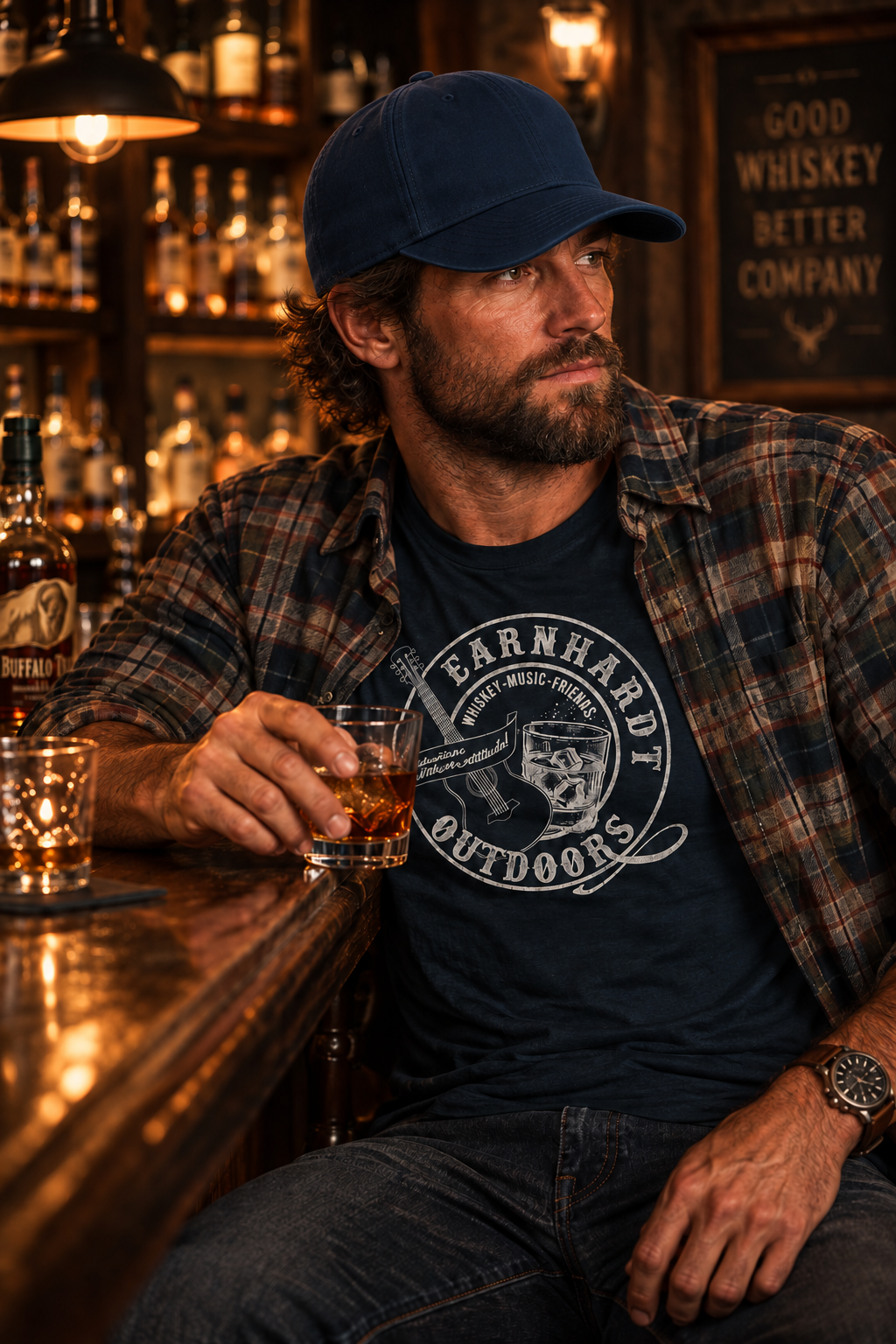 EO-WHISKEY FRIENDS FRONT ONLY