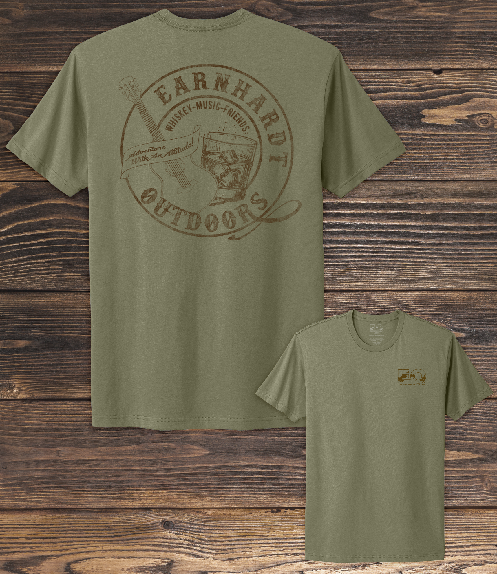 EO-WHISKEY FRIENDS ADULT TEE