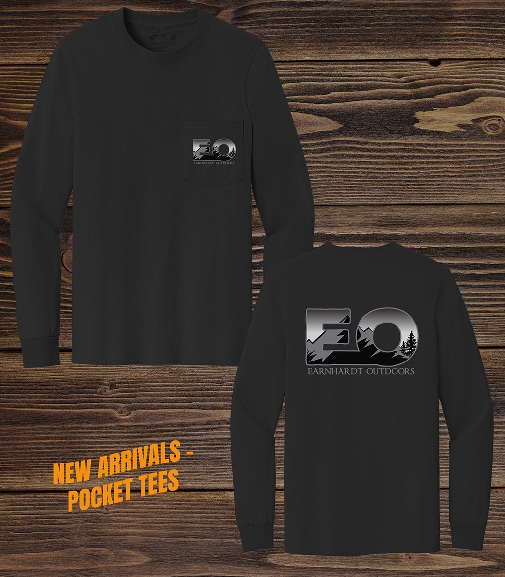 EO-GRADIENT LOGO- L/S POCKET TEE