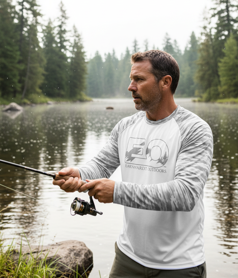 EO-LOGO UPF30 LS CAMO RAGLAN